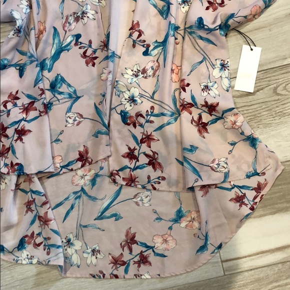 RESTOCKED NWT Pink Floral Kimono Cardigan - Picture 3 of 8